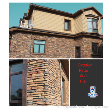 hot sale facade matte finish decorative outdoor stone wall split brick clay pavers,exterior wall clinker brick slips tiles